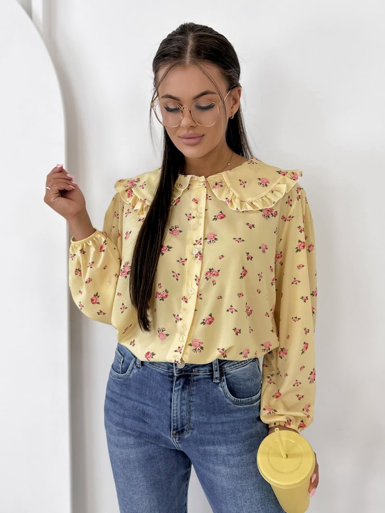 KOSZULA GIVERNY ŻÓŁTA