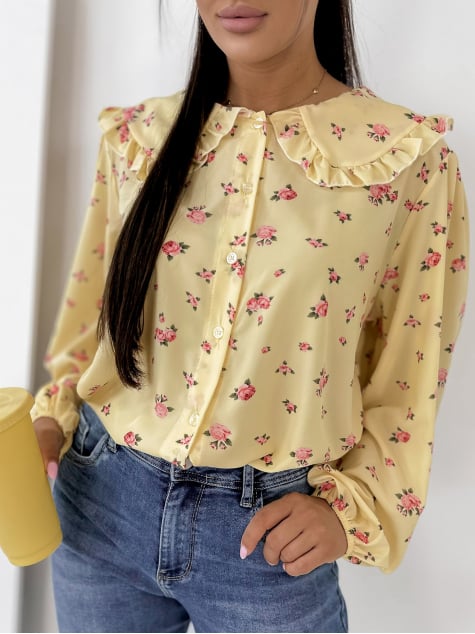KOSZULA GIVERNY ŻÓŁTA
