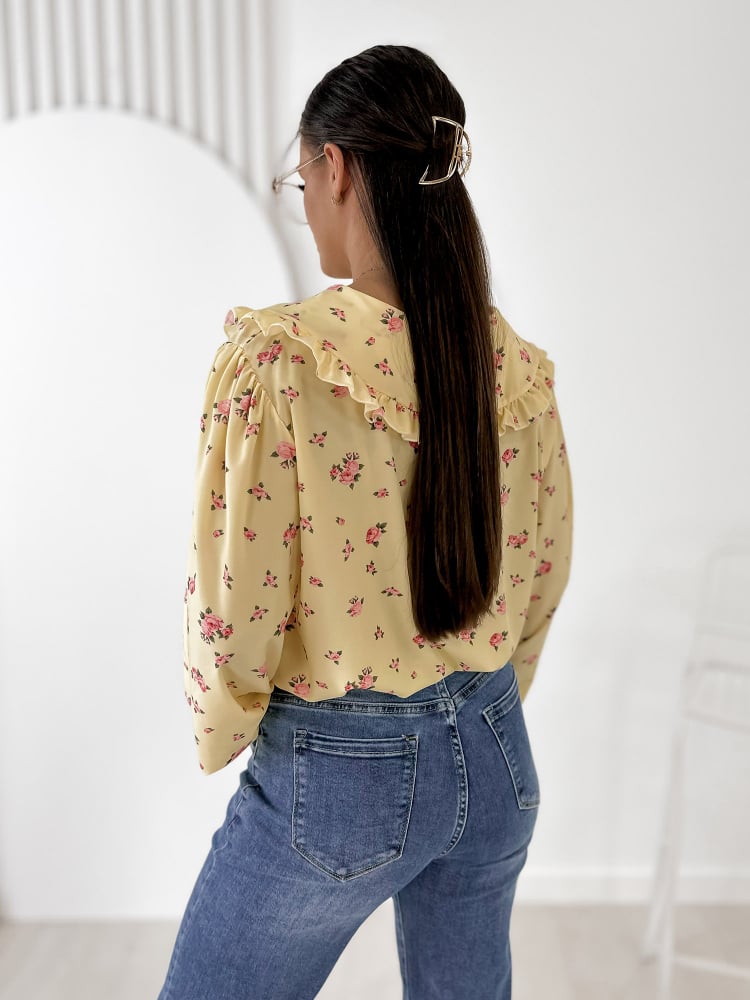 KOSZULA GIVERNY ŻÓŁTA