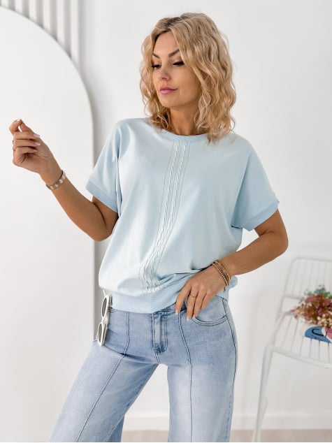 BLUZKA TIVOLI BŁĘKITNA