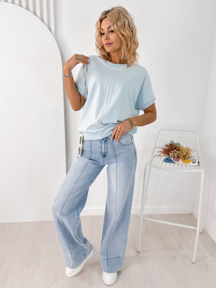 BLUZKA TIVOLI BŁĘKITNA