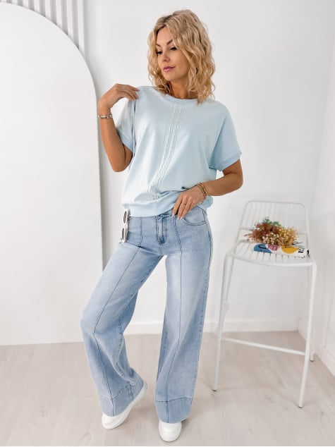 BLUZKA TIVOLI BŁĘKITNA