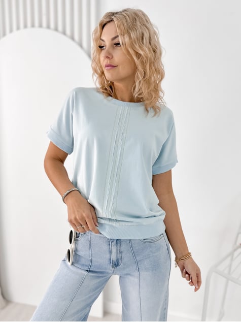 BLUZKA TIVOLI BŁĘKITNA