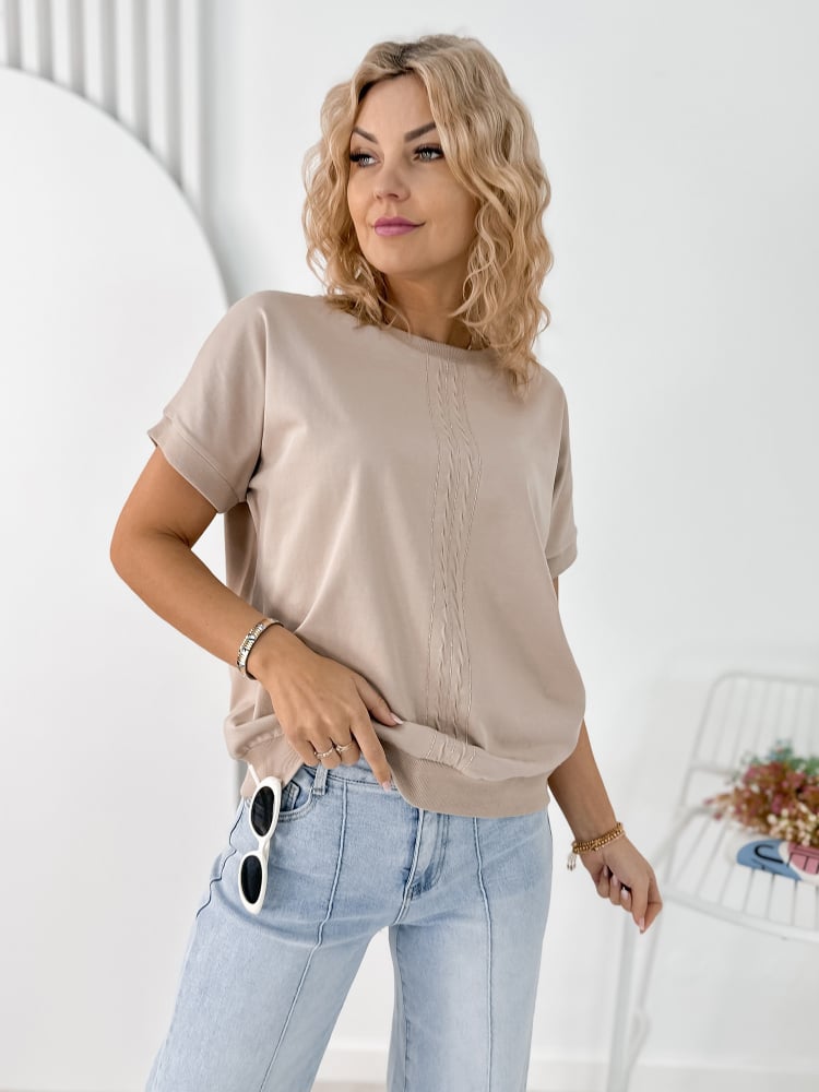 BLUZKA TIVOLI BEŻOWA