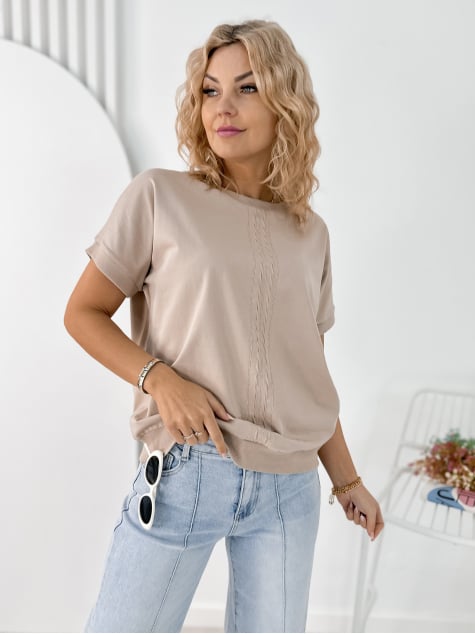 BLUZKA TIVOLI BEŻOWA