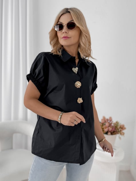 KOSZULA CUSTO CZARNA