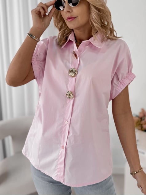 KOSZULA CUSTO PUDROWY RÓŻ