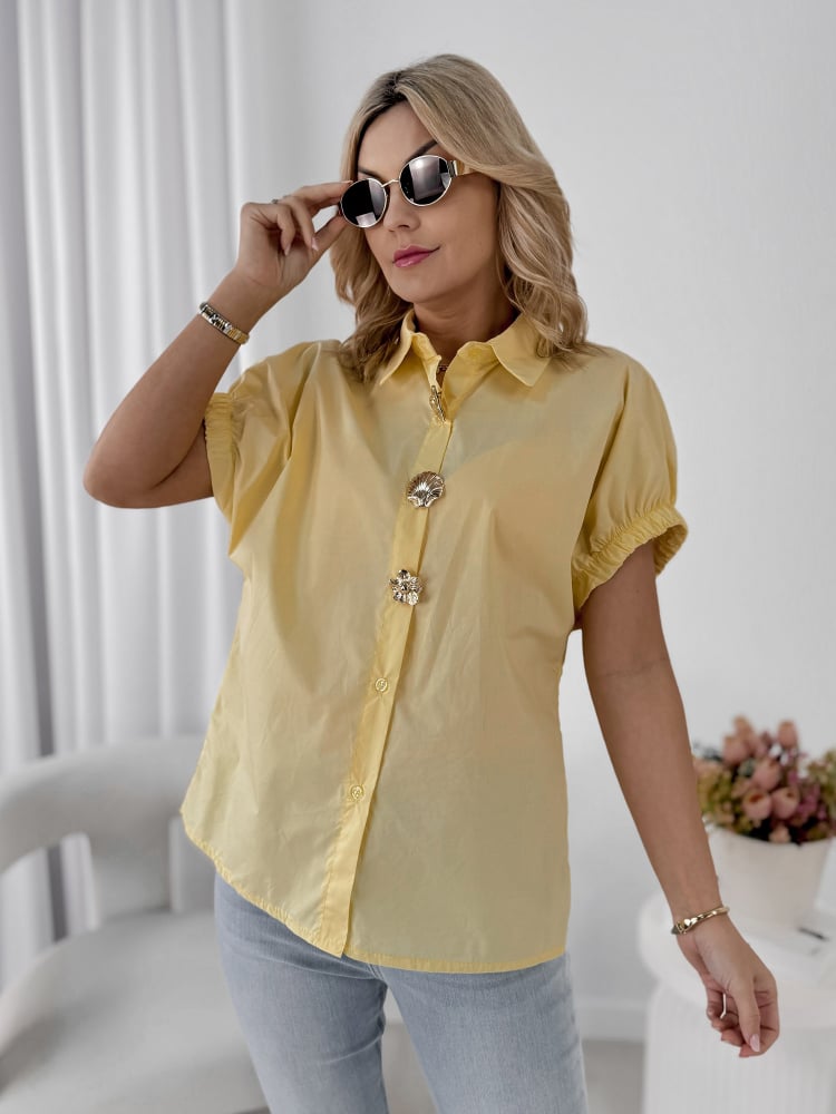 KOSZULA CUSTO ŻÓŁTA