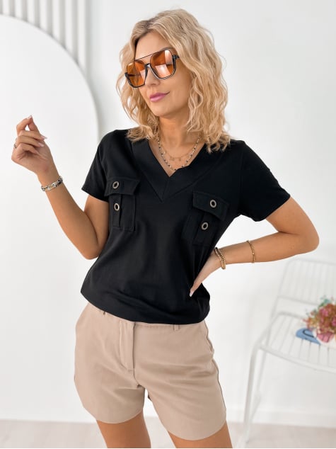 BLUZKA LANGLEY CZARNA