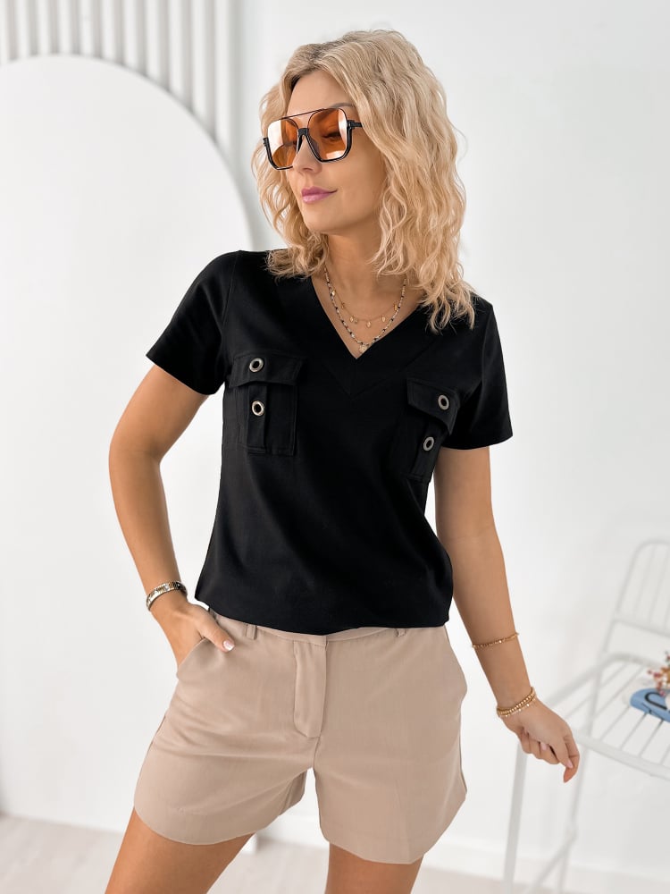 BLUZKA LANGLEY CZARNA