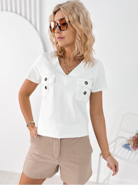 BLUZKA LANGLEY BIAŁA