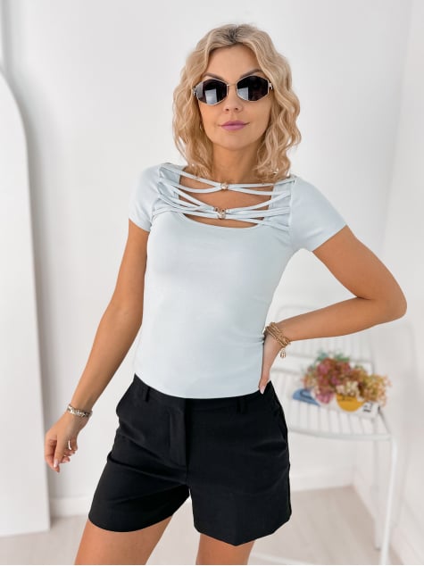 BLUZKA TRIANA BŁĘKITNA