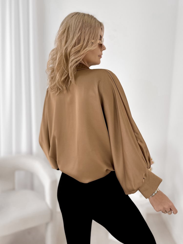 KOSZULA BRISTOL CIEMNOBEŻOWA