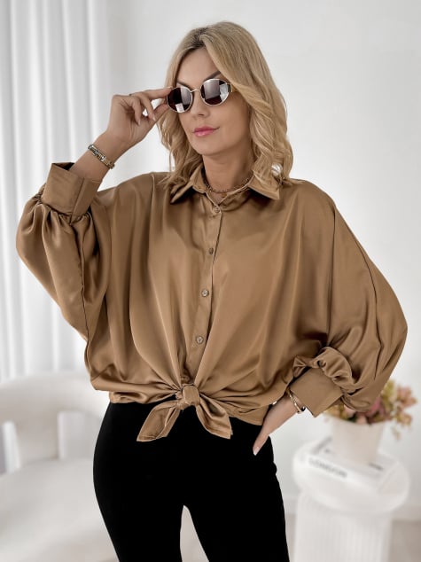 KOSZULA BRISTOL CIEMNOBEŻOWA