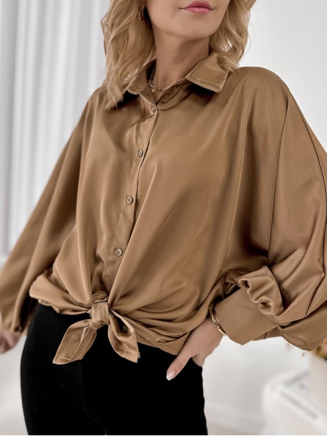 KOSZULA BRISTOL CIEMNOBEŻOWA