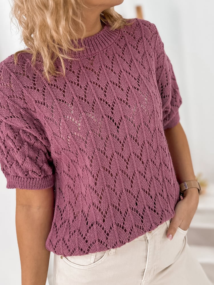 SWETER VESPUCI LILIOWY