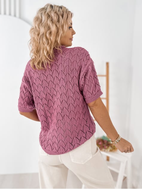 SWETER VESPUCI LILIOWY