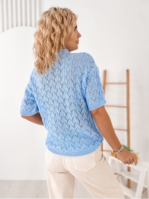 SWETER VESPUCI BŁĘKITNY