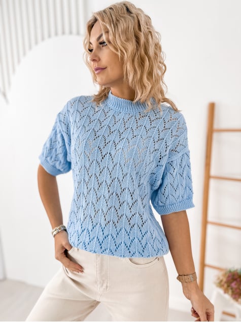 SWETER VESPUCI BŁĘKITNY