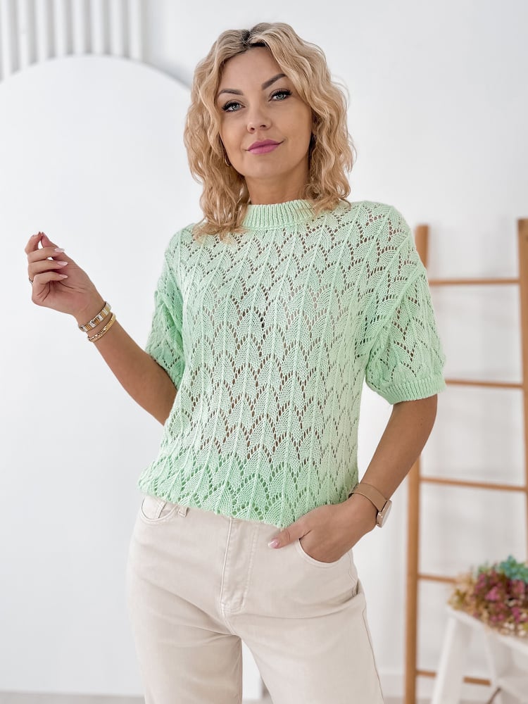 SWETER VESPUCI PISTACJOWY