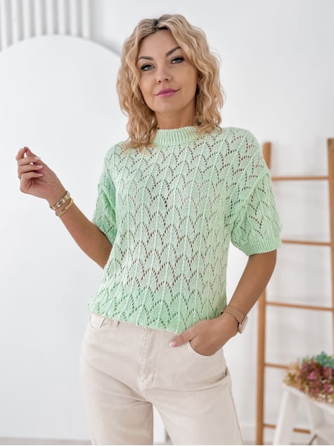 SWETER VESPUCI PISTACJOWY