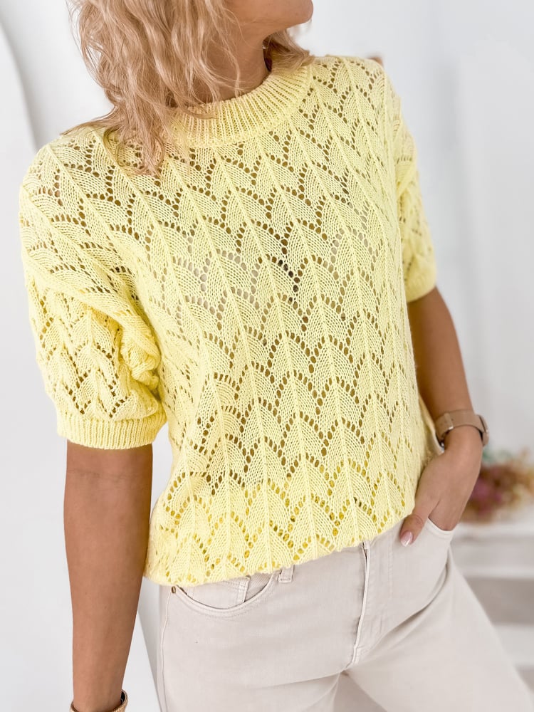 SWETER VESPUCI ŻÓŁTY