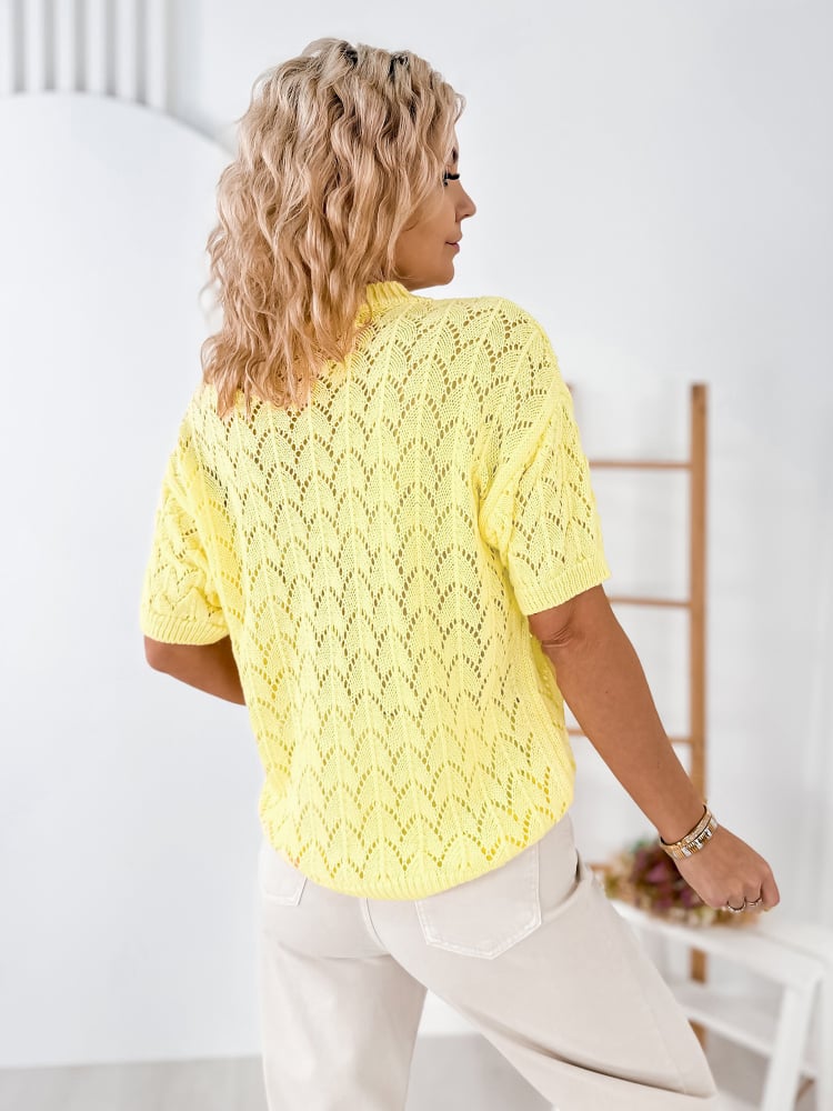 SWETER VESPUCI ŻÓŁTY