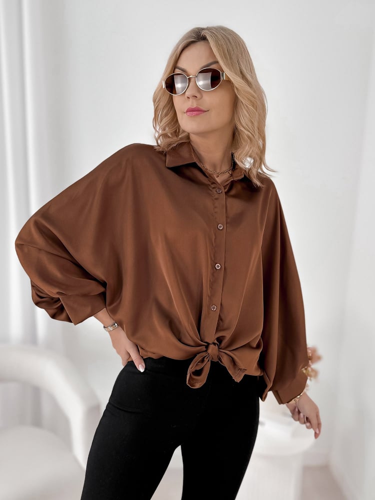KOSZULA BRISTOL BRĄZOWA