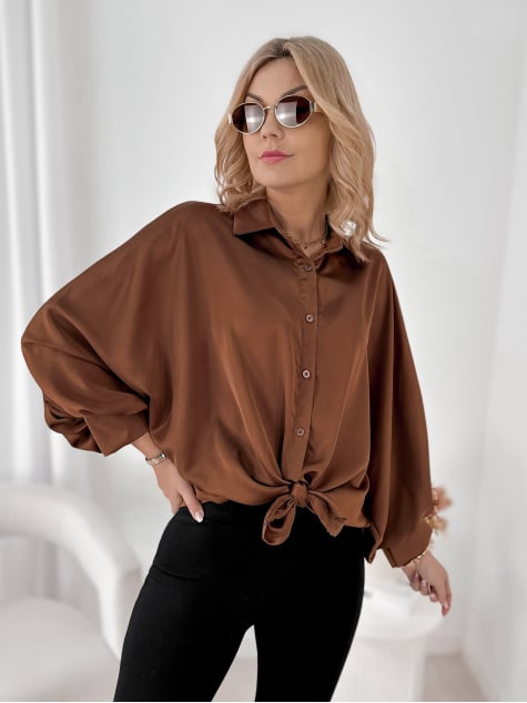KOSZULA BRISTOL BRĄZOWA