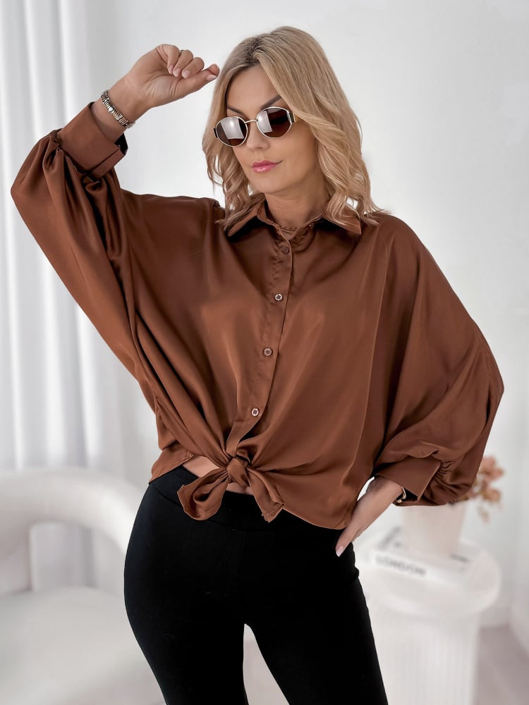 KOSZULA BRISTOL BRĄZOWA