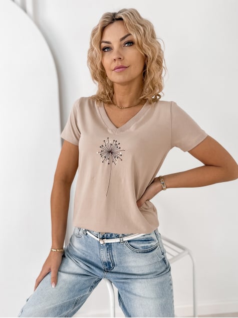 BLUZKA FELLINI BEŻOWA