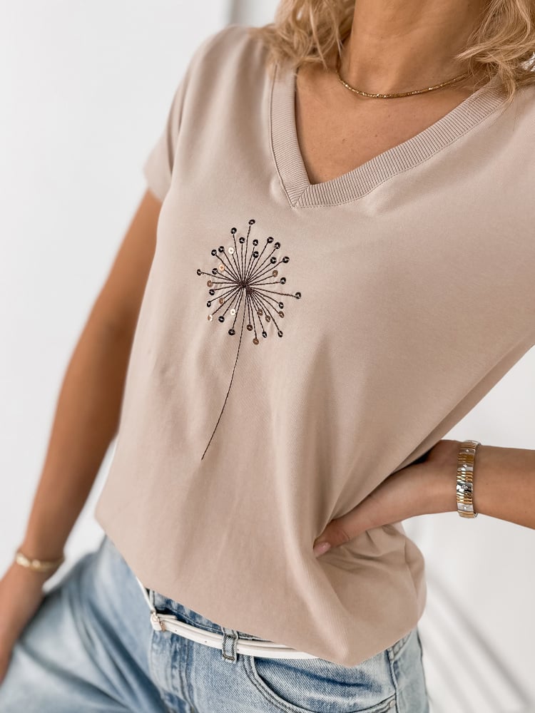 BLUZKA FELLINI BEŻOWA