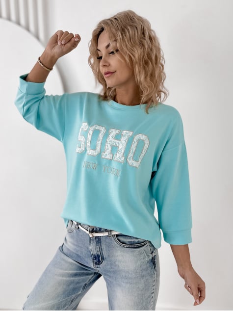 BLUZKA ALCAZAR MIĘTOWA