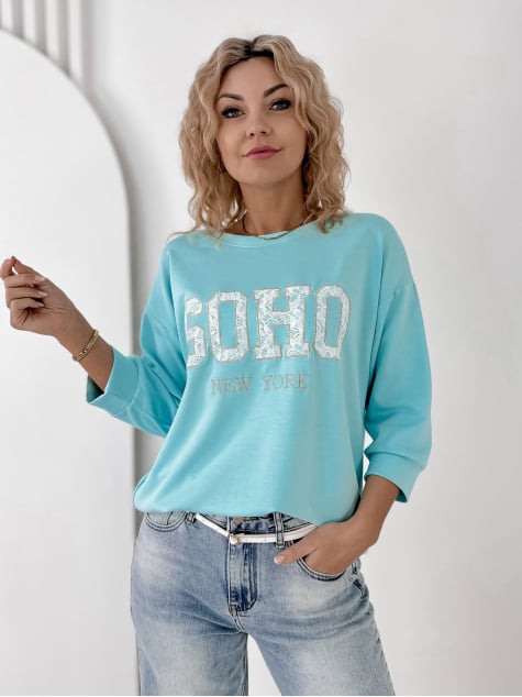 BLUZKA ALCAZAR MIĘTOWA