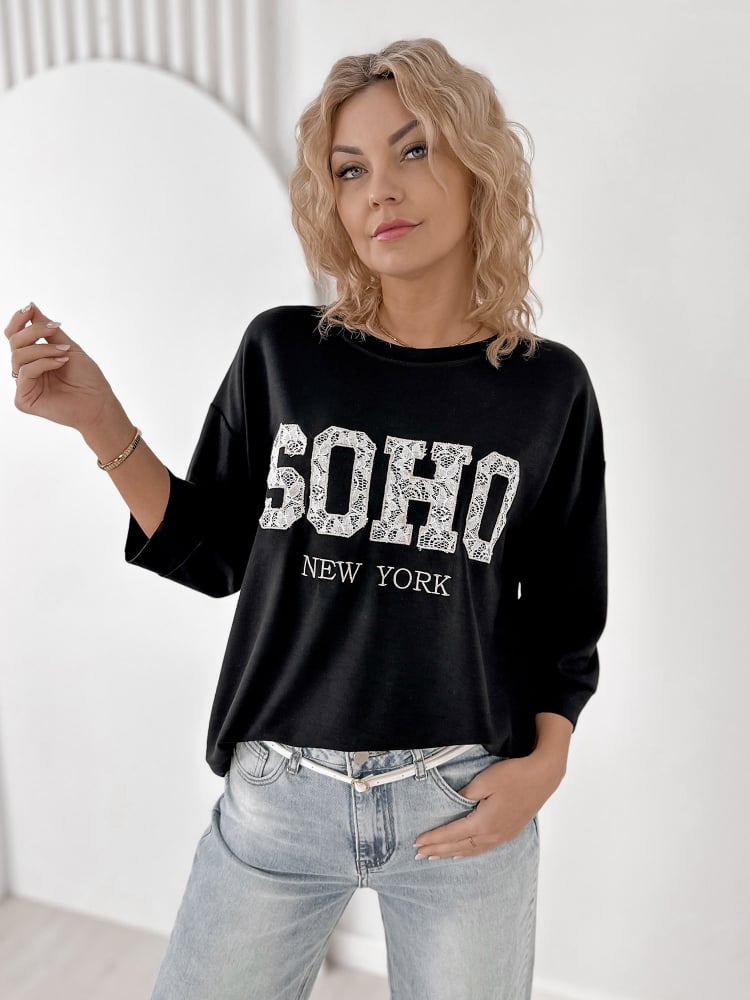 BLUZKA ALCAZAR CZARNA