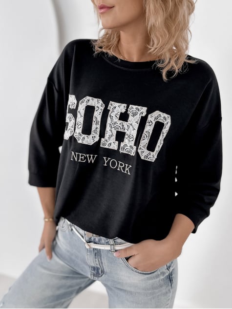 BLUZKA ALCAZAR CZARNA