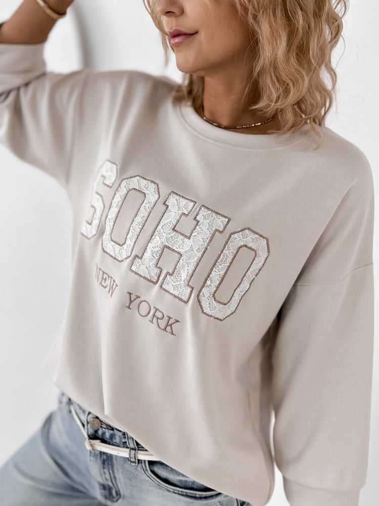 BLUZKA ALCAZAR BEŻOWA