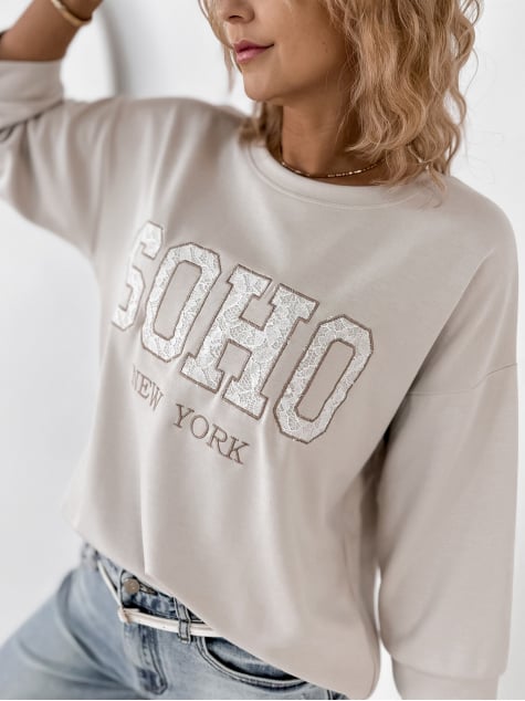 BLUZKA ALCAZAR BEŻOWA