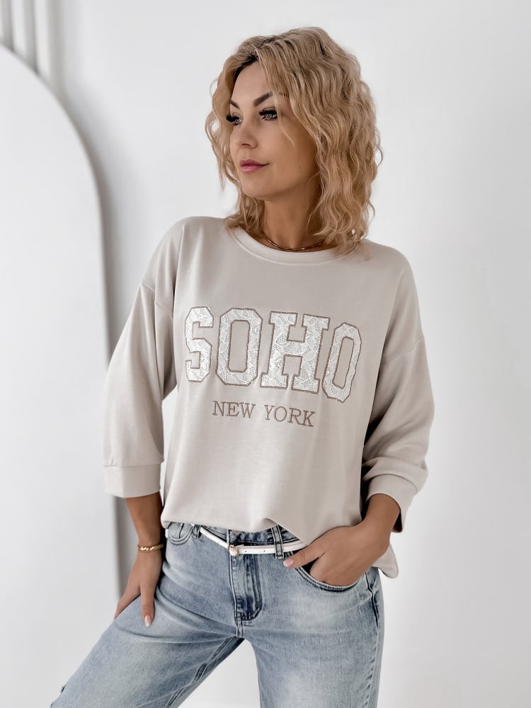 BLUZKA ALCAZAR BEŻOWA