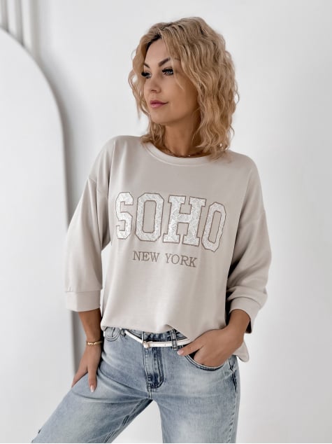 BLUZKA ALCAZAR BEŻOWA