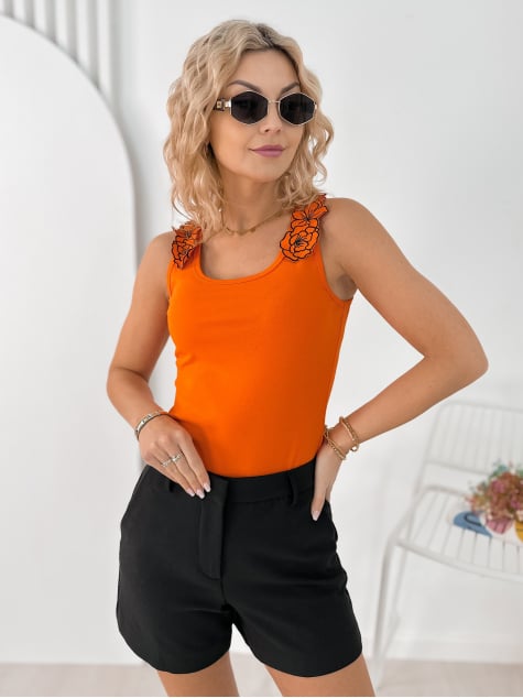 BLUZKA PAVONE POMARAŃCZOWA