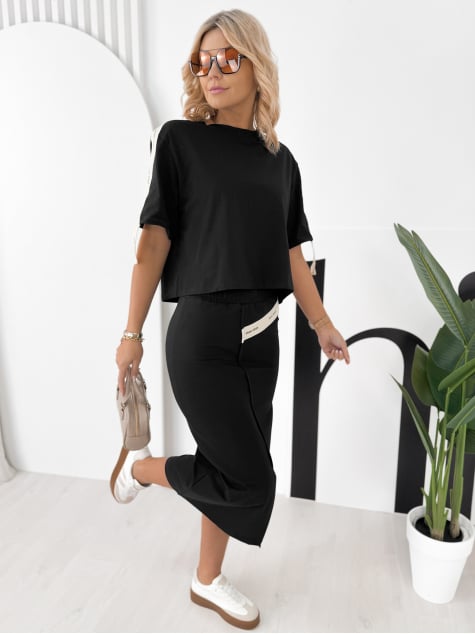 KOMPLET ROSWEL CZARNY