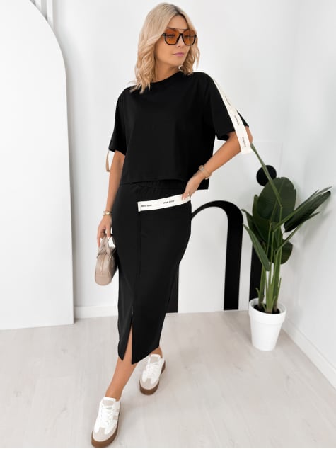 KOMPLET ROSWEL CZARNY