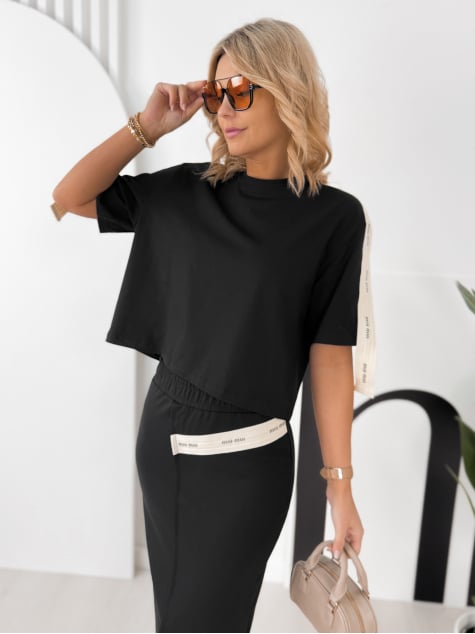 KOMPLET ROSWEL CZARNY