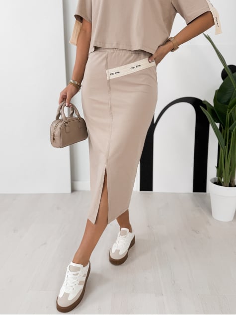 KOMPLET ROSWEL BEŻOWY