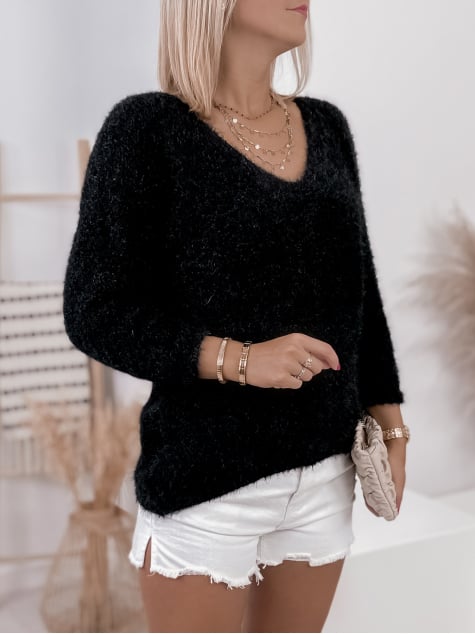 SWETER MARGARET CZARNY