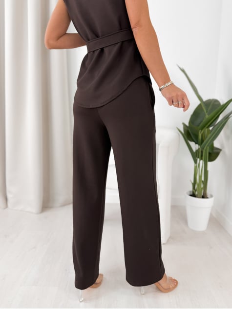 KOMPLET SALIERI CIEMNOBRĄZOWY