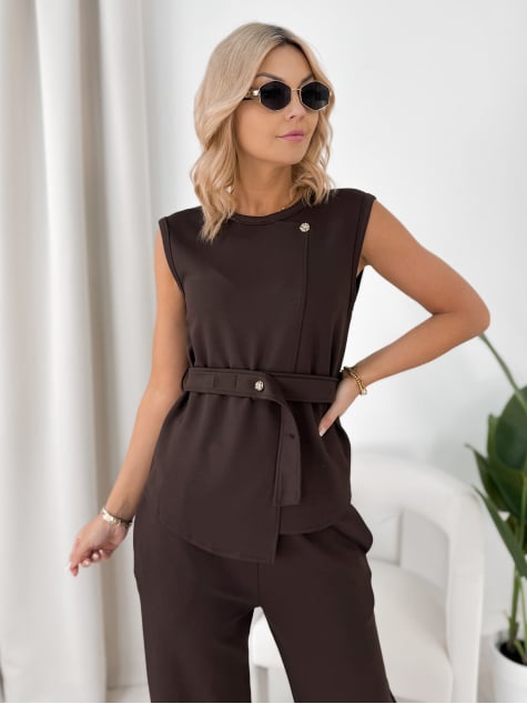 KOMPLET SALIERI CIEMNOBRĄZOWY