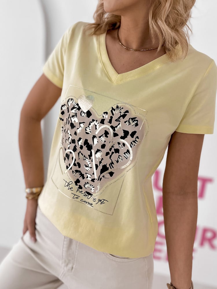 BLUZKA CASPER ŻÓŁTA