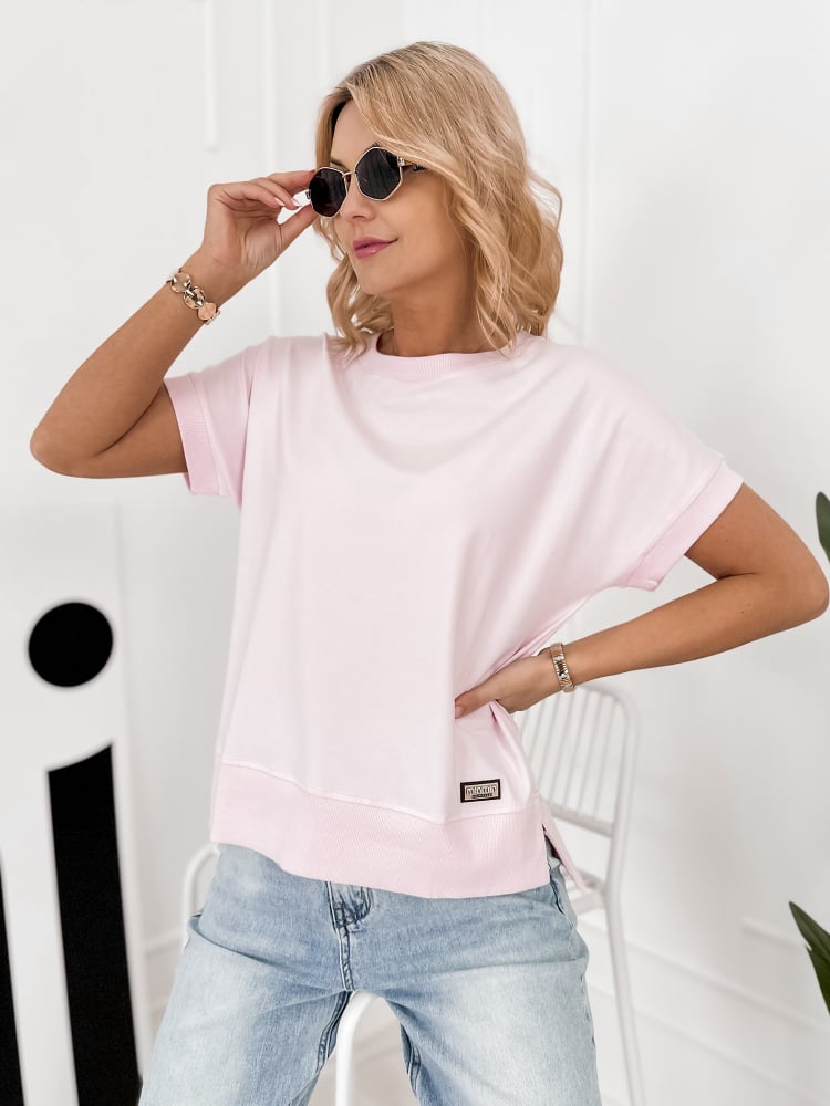 BLUZKA VINGE JASNORÓŻOWA